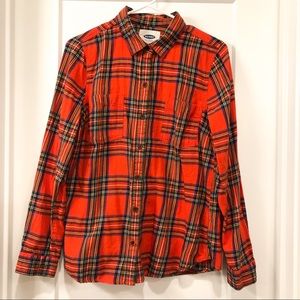 Women’s Old Navy plaid flannel Top
